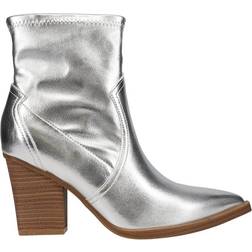 Mia Rachell Pull On Booties Silver