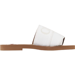 Chloé Woody Flat Mule - White