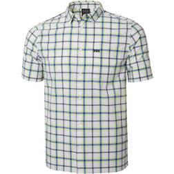 Helly Hansen Men's Fjord Quick Dry Short-Sleeve Shirt Azurite