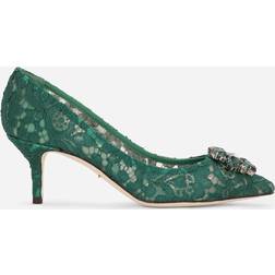 Dolce & Gabbana Lace rainbow pumps forest_green