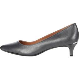 Calvin Klein Women's Gabrianna Pump, Pewter Leather