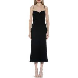 Alexia Admor Dionne Cowl Neck Midaxi Slip Dress - Black