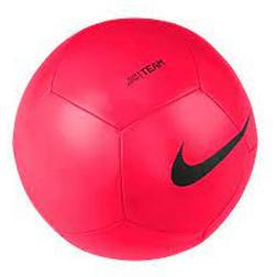 Nike Pitch Team Soccer Ball Bright Crimson