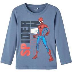 Name It Bluefin Jany Spiderman Blouse Noos