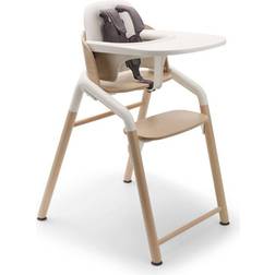 Bugaboo Giraffe Adjustable Wooden Baby High Chair Neutral Wood/White