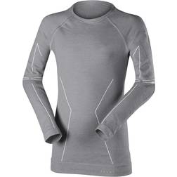 Falke Wool-Tech Shirt langarm Kinder grey/heather