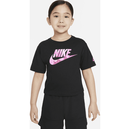 Nike Girls' Sci-Dye Boxy T-Shirt Black/Playful Pink