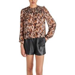 Steve Madden Drew Blouse Oak Buff