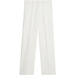 Ami Paris White Fit Trousers