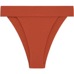 WeWoreWhat Cheeky High Leg Bikini Bottom - Sahara