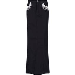 ROTATE Birger Christensen Maxi Skirt Black