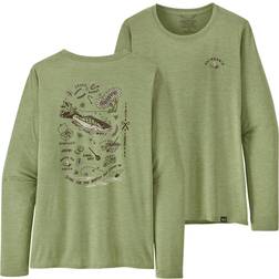 Patagonia Ladies Long-Sleeved Capilene Cool Daily Graphic T-Shirt