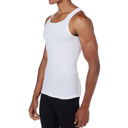 Hanes Mens Ultimate Comfort Blend Tank 5-pack - White