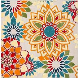 Safavieh Cabana Beige, Orange 36x36"