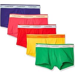 Calvin Klein The Pride Edit Pack Low Rise Trunk 5-pack - Fury/Crissie Pink/Summer Shine/Envy/Powerful