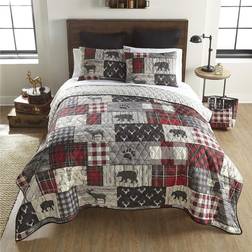 Donna Sharp Timber Quilts Red (228.6x228.6)