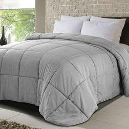 Down Home Down Alternative Bedspread Gray (223.5x172.7)