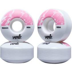 Verb Dip 99A Skateboard Wheels 4-Pack 52mm Marbel Pink