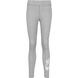 Nike Sportswear Classics Women's High Waisted Graphic Leggings - Dark Grey Heather/White