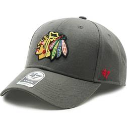 New Era Brand Adjustable Cap NHL Chicago Blackhawks charcoal