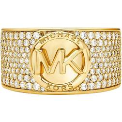 Michael Kors Pavé Cigar Band Ring - Gold