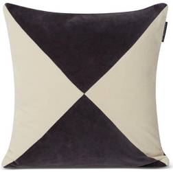 Lexington Patched Organic Velvet Cushion Cover Beige (50x50cm)
