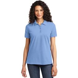 Port & Company Ladies Blend Pique Light Blue