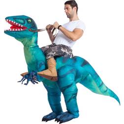 Spooktacular Creations Adult Inflatable Raptor Ride-On Costume