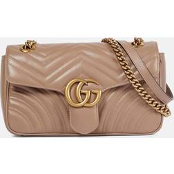 Gucci GG Marmont Small Shoulder Bag - Beige