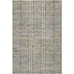 Nuloom Alden Textured Diamonds Gray 72x108"