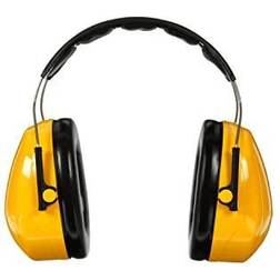 3M PELTOR Optime Earmuffs H9A, Over-the-Head, Yellow