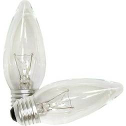 Sylvania 13369 40B13/DL/FAN/BL/2PK B13 Decor Torpedo Light Bulb