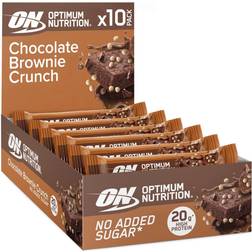Optimum Nutrition Chocolate Brownie Crunch Bar 65g 10 Stk.
