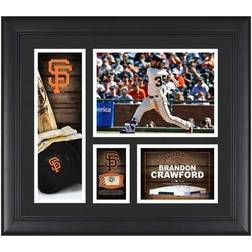 "Brandon Crawford San Francisco Giants Framed 15" x 17" Player Collage with Piece of Game-Used Ball"