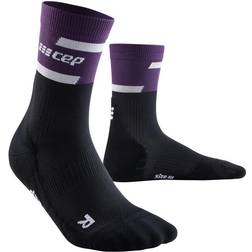 CEP The Run Compression Mid Cut Socks 4.0, Women - Violet/Black