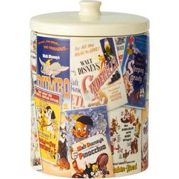 Enesco Ceramics Classic Disney Film Posters Cookie Biscuit Jar