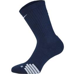 Nike Elite Crew Basketball Socks Large, Midnight Navy/White/White