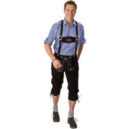 Hisab Joker Oktoberfest Lederhosen Deluxe Black