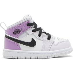 Nike Air Jordan 1 Mid TD - Barely Grape/Black/White/Rush Fuchsia