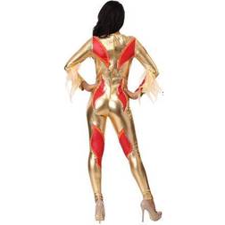 Female Blades of Glory Fire Jumpsuit Costume