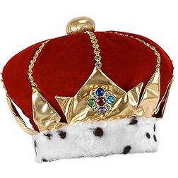 Elope Red royal king hat