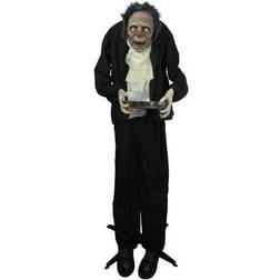 Northlight Lighted Animated Scary Butler Standing Halloween Decoration
