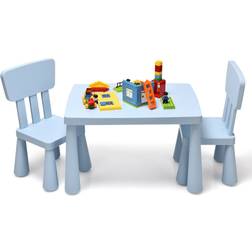 Bed Bath & Beyond Kids and Chair Set Set Toddler Blue 30.0 In. X