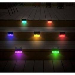 Global SolarEK RGB Changing Solar Step Deck Fence Fairy Light