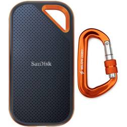 SanDisk 1TB Extreme PRO Portable SSD V2 with 12kN Heavy Duty Carabiner