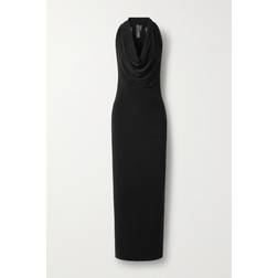 Norma Kamali Neeta Draped Stretch-jersey Dress