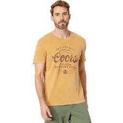 Lucky Brand Men's Coors Western Crewneck T-shirt Honey Mustard Honey Mustard