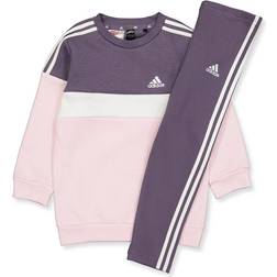 Adidas Boys, Sportswear Infant Stripe Tiberio Tracksuit Purple, Purple, 18-24 Months