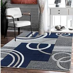 GLORY RUGS Modern Blue, Green 60x84"