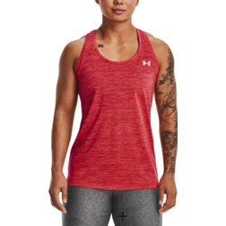 Under Armour Women's Tech Twist Tank Top - Chakra/After Burn